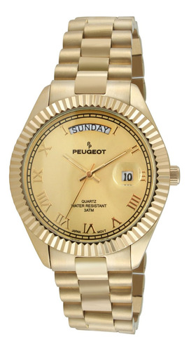 Reloj Pulsera  Peugeot 1029g Dorado