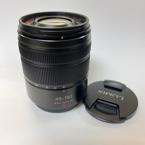 Lente Panasonic Lumix Zoom 45-150 Como Nuevo Micro Cuatro Tercios Negro (Usado)