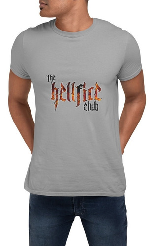 Polera Hellfire Club Stranger Things Estampado Algodon Model