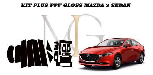 Kit Plus Ppf Mazda 3 Sedan Automatico 