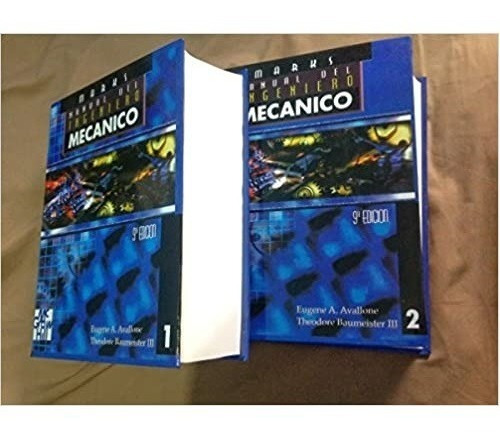 Marks Manual Del Ingeniero Mecanico Tapa Dura 9na Edición