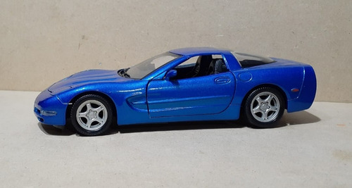Chevrolet Corvette Azul Welly 1/24 Azul (Usado)