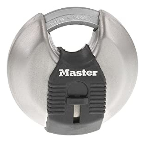 Candado Alta De Seguridad Tipo Disco Anti-corte Master Lock Color Silver