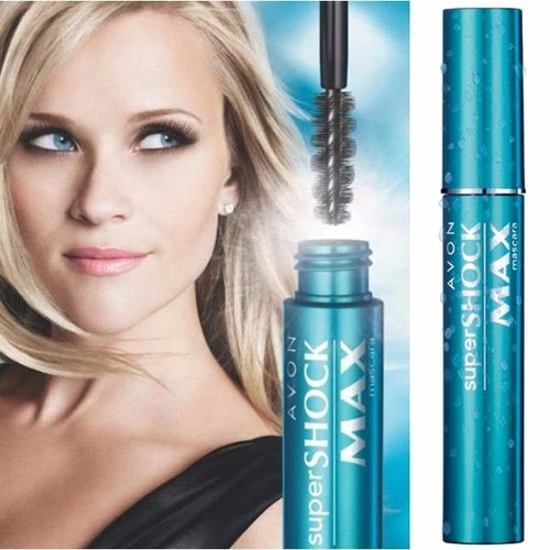 Imagen 1 de 2 de Avon Supershock Max Máscara De Volumen Para Pestañas
