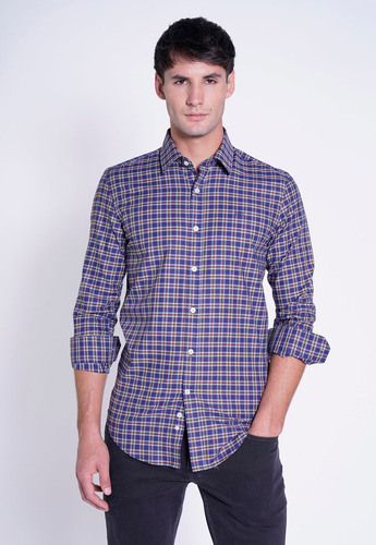 Camisa Hombre Jade Gris Fw 2023 New Man