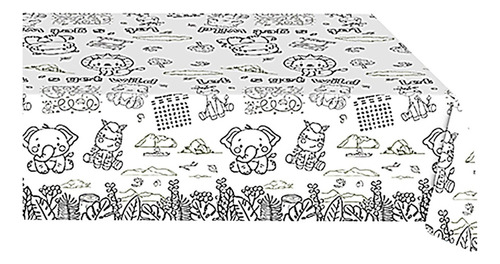 Dibujo De 2 Manteles De Papel Gigantes Grandes Para Colorear