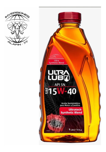 Aceite Ultra Lub 15w40 Semi Sintético