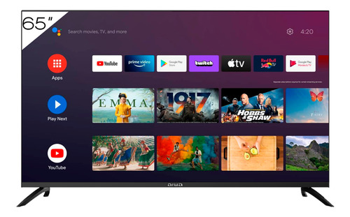 Televisor Aiwa 65  4k Smart Google Tv Android Tv