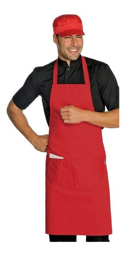 Imagen 5 de 5 de Delantal De Cocina Unisex Bengalina O Gabardina (c/ Entrega)