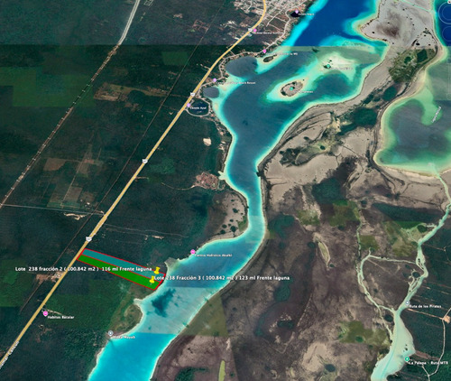 Terreno En Bacalar Frente A La Laguna 10 Hectáreas