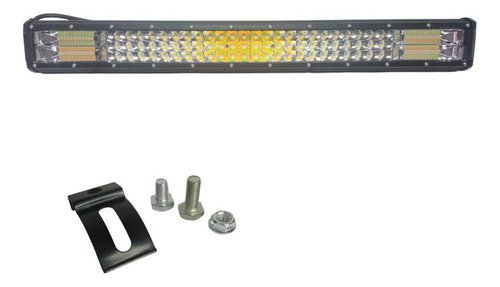 Barra Led 25.5 Pulgadas Blanca Ambar Strobo 5 Funciones 