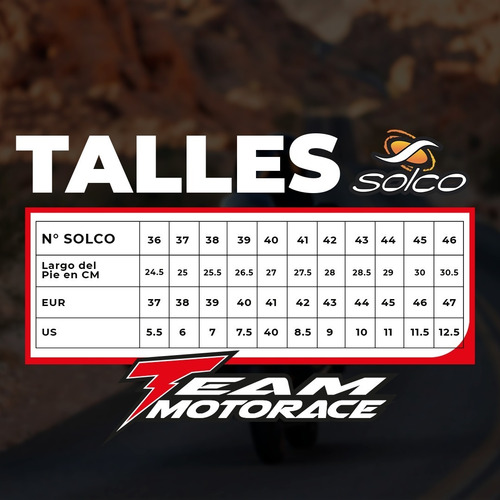 Imagen 5 de 8 de Botas Moto Solco City Black Ruta Turismo