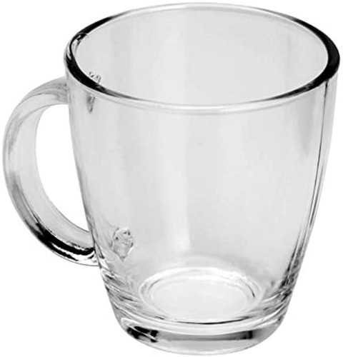 6 Canecas De Chá Vidro Nespresso Dolce Gus Pisa 370 Ml Lyor