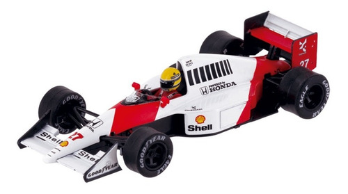 Miniatura Mclaren Mp4/5b 1990 Ayrton Senna Escala 1/43 