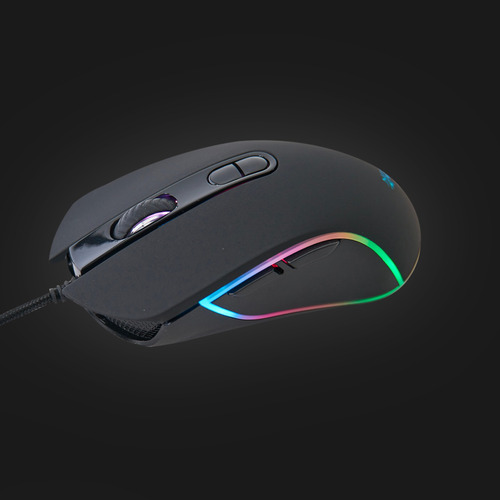 Imagen 4 de 6 de Mouse Gamer Pro4800dpi Stratos Njoytech Rgb Programable Usb
