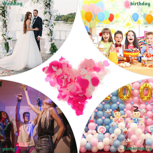 4 Paquetes De Confeti De Papel Para Bodas, Confeti Para Fies