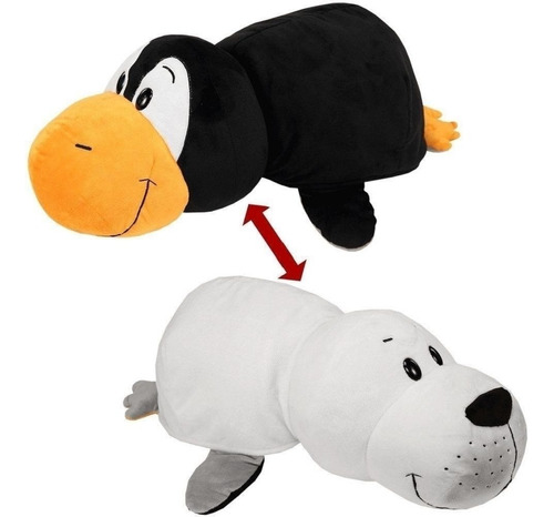 Flipazoo 2 En 1 Peluche Mascota Reversible 12cm !