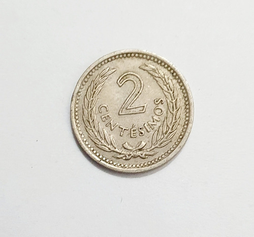 Moneda Uruguay 1953  2 Centésimos