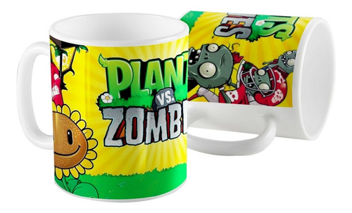  Taza  Plástico Plantas Vs Zombies Heroes En Pijama  350cm