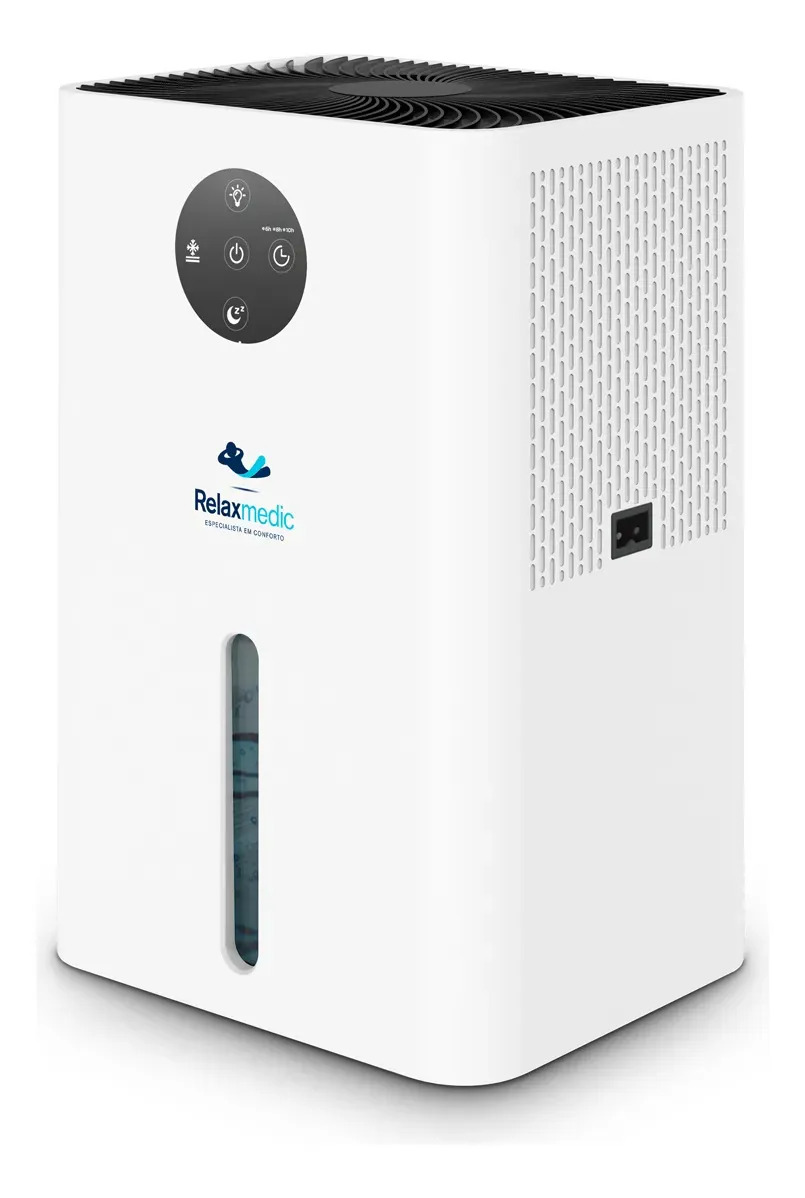 Desumidificador de Ar Elétrico Antimofo 1800ml Relaxmedic
