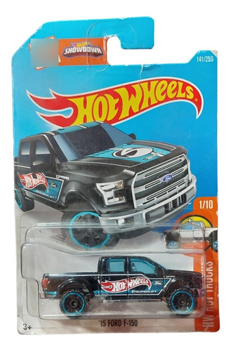 Hot Wheels 2015 Trucks '15 Ford F-150 Black Pickup Truck