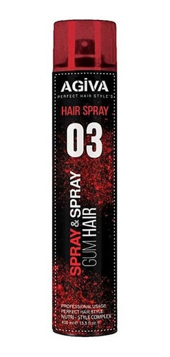 Imagen 1 de 2 de Laca Agiva #03 Spray X 400ml - mL a $82