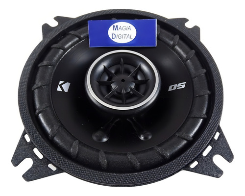 Alto-falante Kicker 43dsc404 120 watts 2 vias e 4 polegadas para carro, cor preta