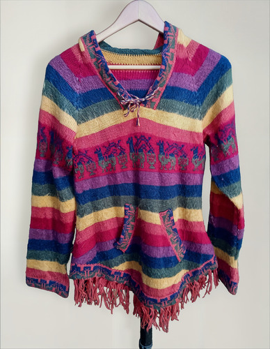 Pullover Norteño, Capucha , Rayas