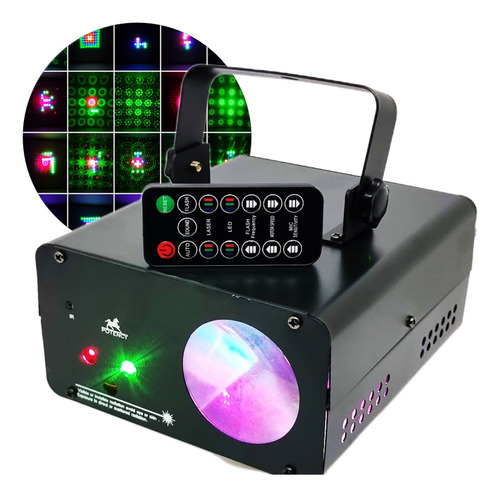Canhão Holográfico Com Iluminação Raio Laser Rgbw Tb1318