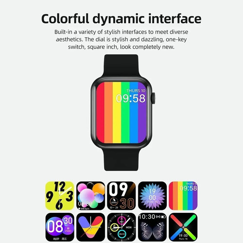Asd 1.54 Deportes Bluetooth Smart Watch T500 Plus