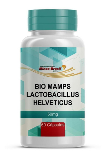 Bio Mamps L. Helveticus Reduz Risco Infecções 50mg 60 Cáps