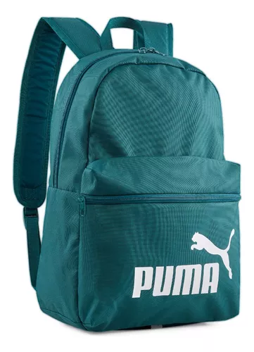 Mochila Verde Puma Phase Backpack Diseño De La Tela Liso