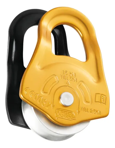 Polea Rescate Partner Marca Petzl Para Cuerda De 7 A 11mm