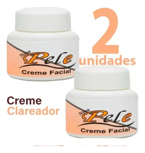 Creme Facial Clareador Nova Pele Kit Com 2 Unidades