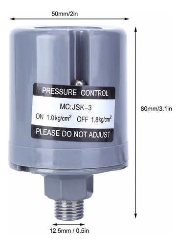 Interruptor De Presión De Agua Controlador Electrónico Para