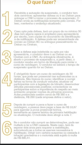 Processo De Suspensão De Cnh