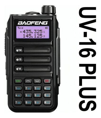 Radio Transmisor Baofeng Uv-16 Plus Doble Banda Uhf Vhf Ip65