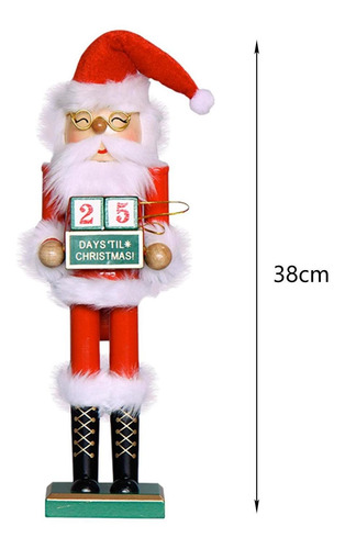 Imagen 4 de 10 de 38cm Claus Cascanueces Ornamento Cascanueces Cascanueces