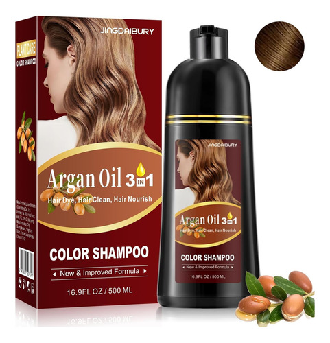 Shampoo Nceprohr 3 Em 1 Para Tintura De Cabelo Castanho Clar