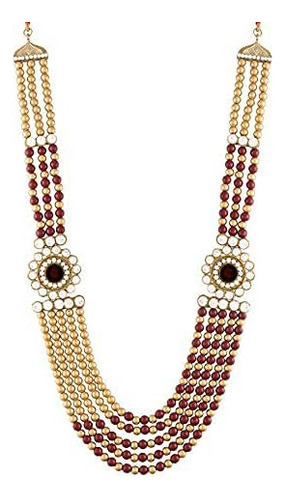 I Jewels Collar De Boda India Chapado En Oro De 18 Quilates