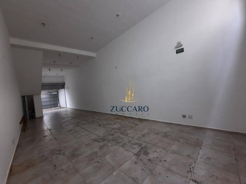 Salão Para Alugar, 130 M² Por R$ 2.800,00/mês - Jardim Pinhal - Guarulhos/sp - Sl0736