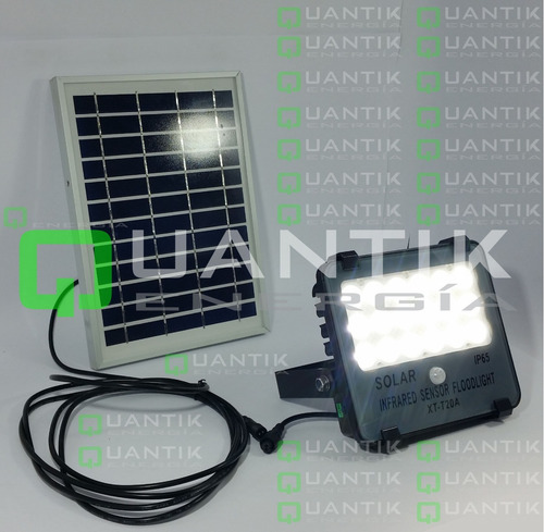 Kit Reflector Led+panel Solar+sensor Movimi+sensor Dia/noche