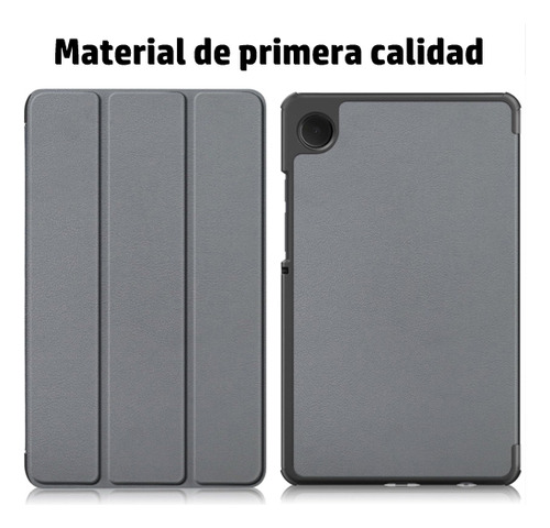 Funda para Samsung Galaxy Tab A9 8.7 Pulgadas Versión 2023 con Cierre Magnético Gris