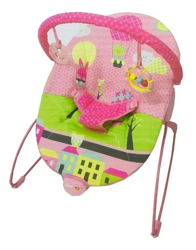 Bouncer Silla Mecedora Para Bebe Prinsel Rosa Azul Msi