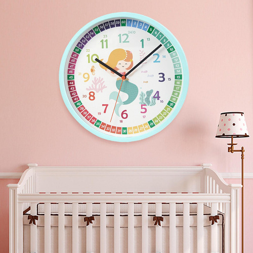 Reloj De Enseñanza De 10 Pulgadas Para Aprender A Contar La