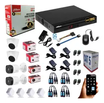 Comprar Cctv Cámaras De Seguridad Kit Dahua Dvr 4ch + 4 Cam 1080p