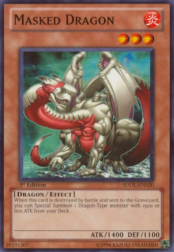 Masked Dragon (sddl-en020) Yu-gi-oh!