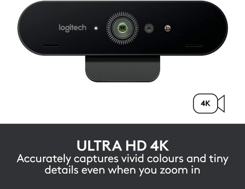 Cámara Videoconferencia Logitech Brio Ultra 4k Hd Webcam