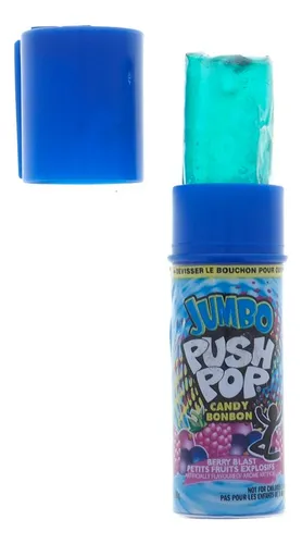 Caramelos Jumbo Push Pop - Sabores Surtidos