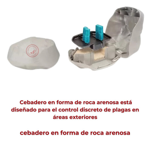 Cebadero Trampa + 1kg Cebo Kit Control De Ratas Klerat Cubo